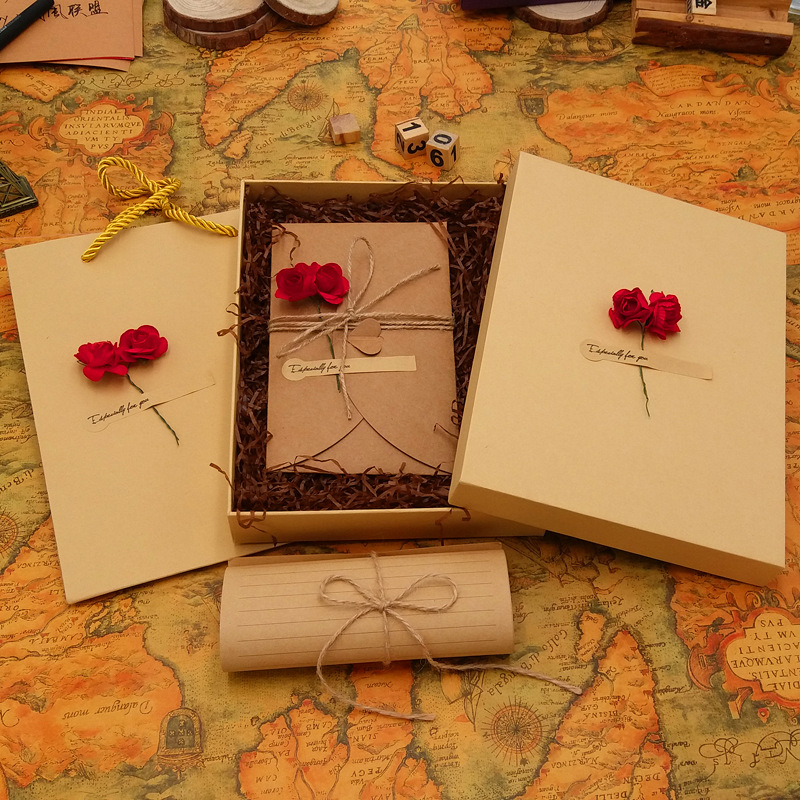 Wax Seal Letter Kit - Ретро-конверт, романтическое цветочное украшение, канцелярские принадлежности,