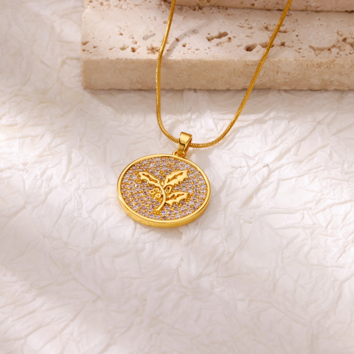 Ожерелья с цветами из циркона  – обзор и цена Birth Flower Necklace