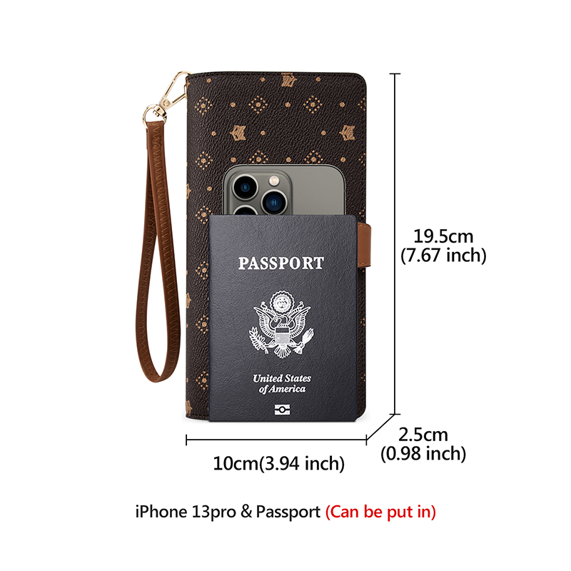 Женский длинный кошелек FOXER  – обзор и цена Monogram Keychain Leather
