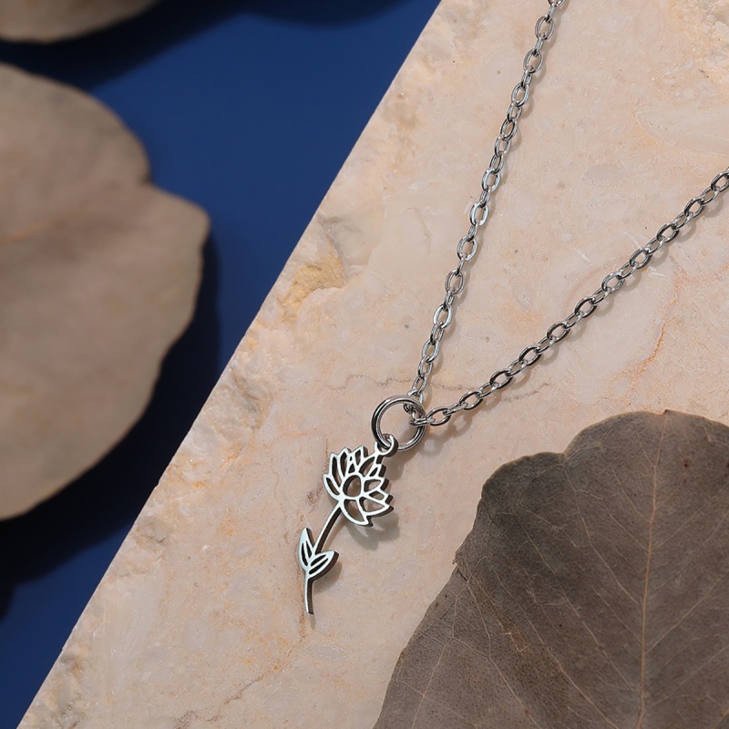 Cxwind ожерелье из нержавеющей – обзор и цена Birth Flower Necklace